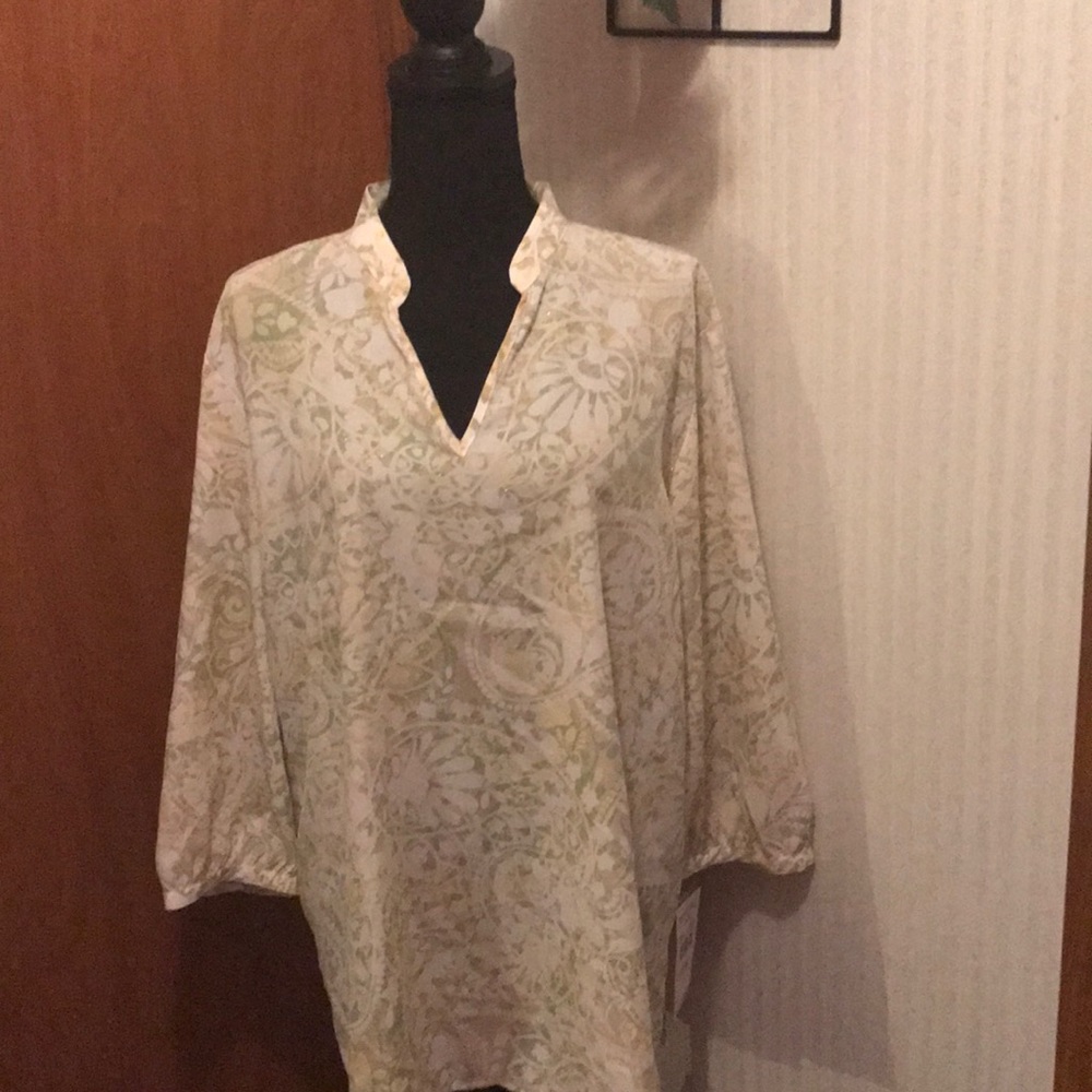 Alfred Dunner Spring Paisley Blouse